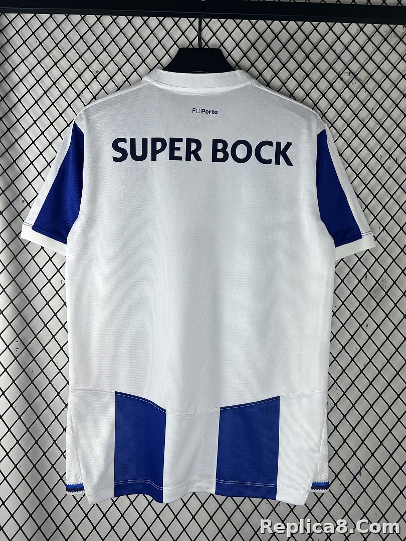 Blue White Porto Home Jersey