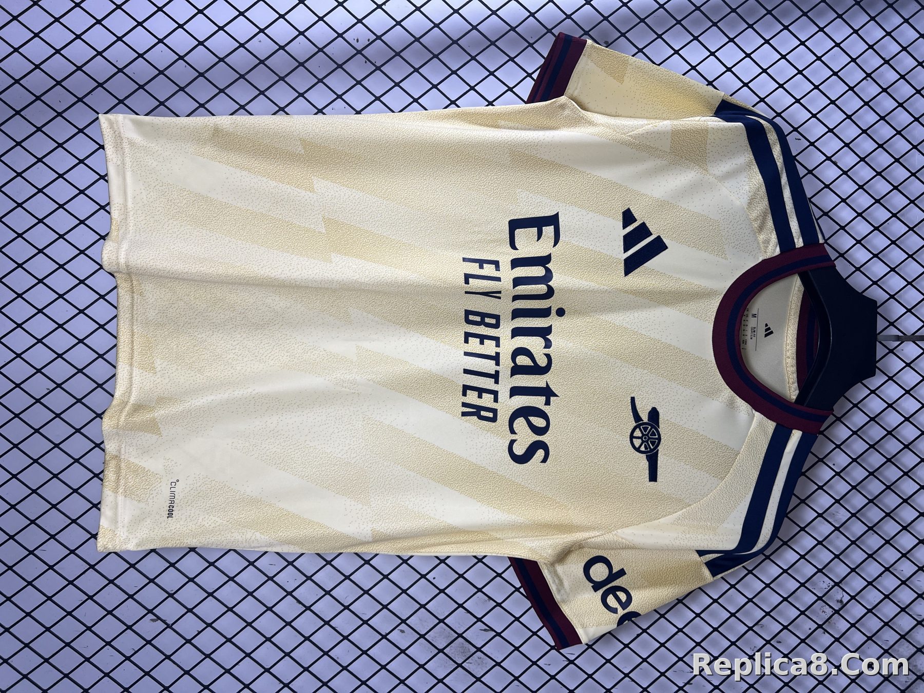 Gold Arsenal Second Away Jersey - detail
