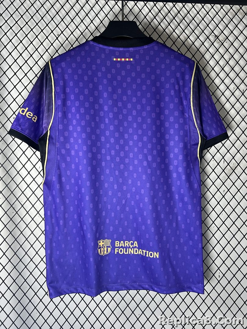 Purple色 Barcelona Away Jersey