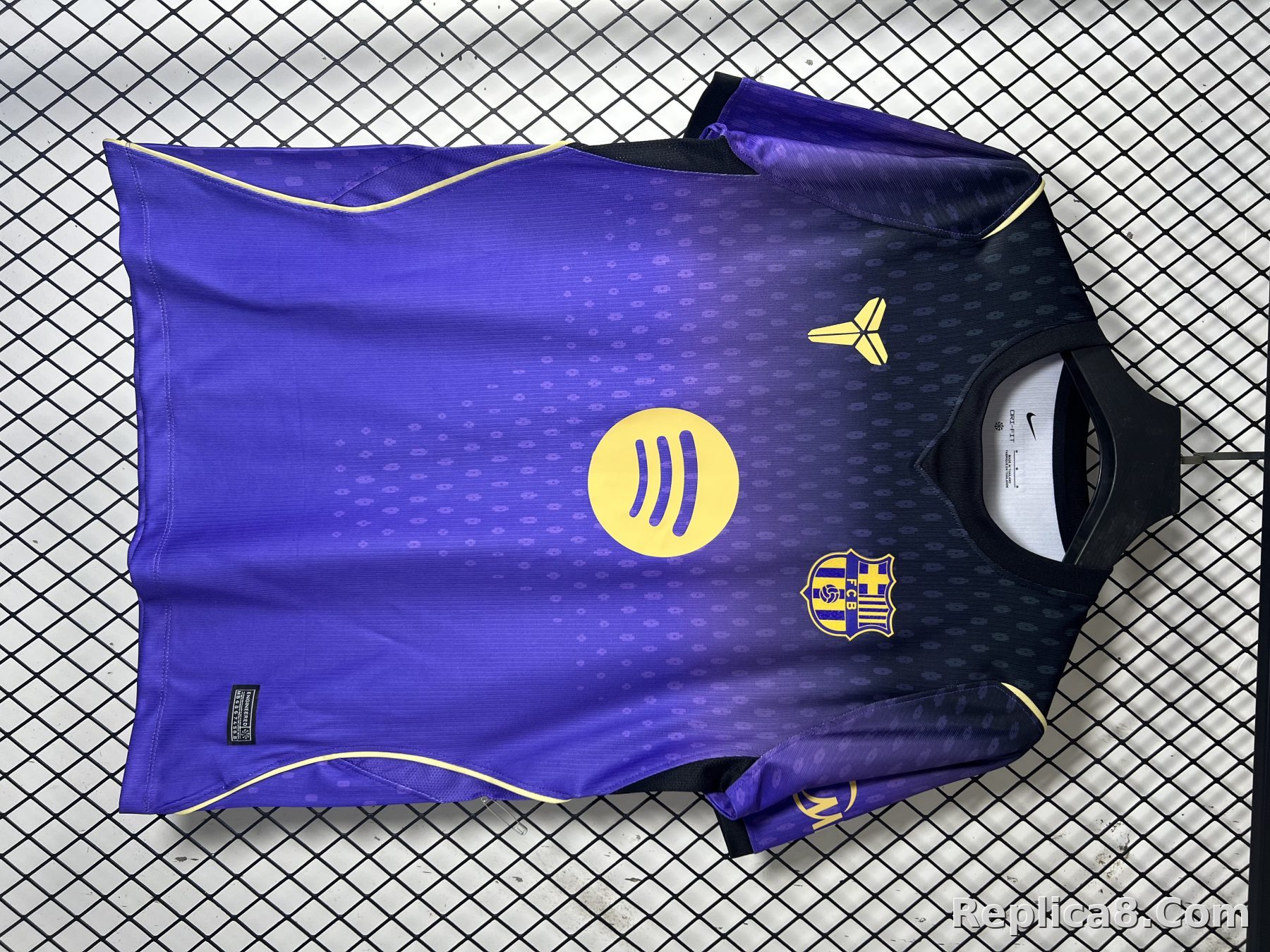 Purple色 Barcelona Away Jersey - detail