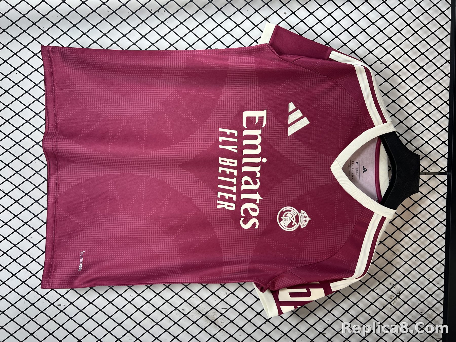 Plum Red Real Madrid Second Away Jersey