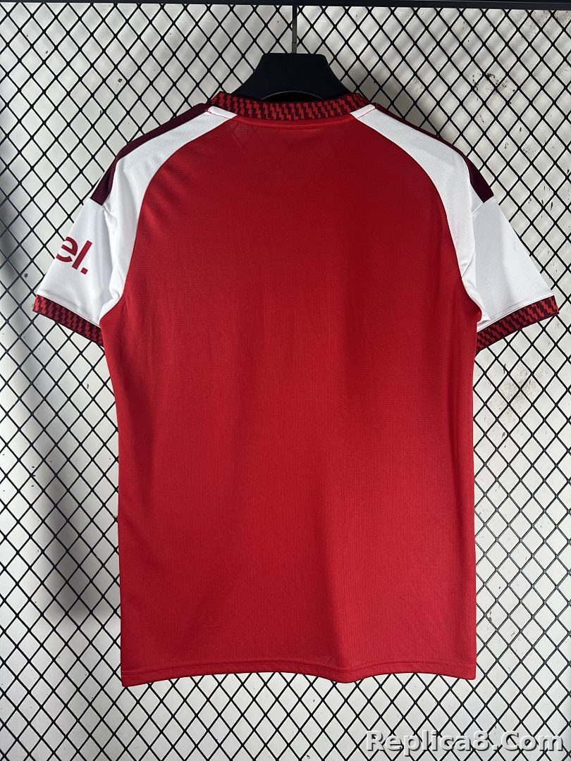 Red Arsenal Home Jersey - detail