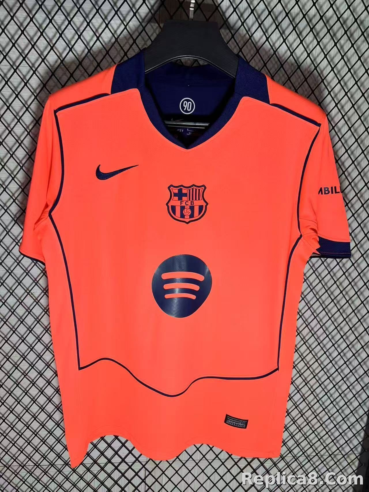 Barcelona Second Away Jersey S-4 XL - detail