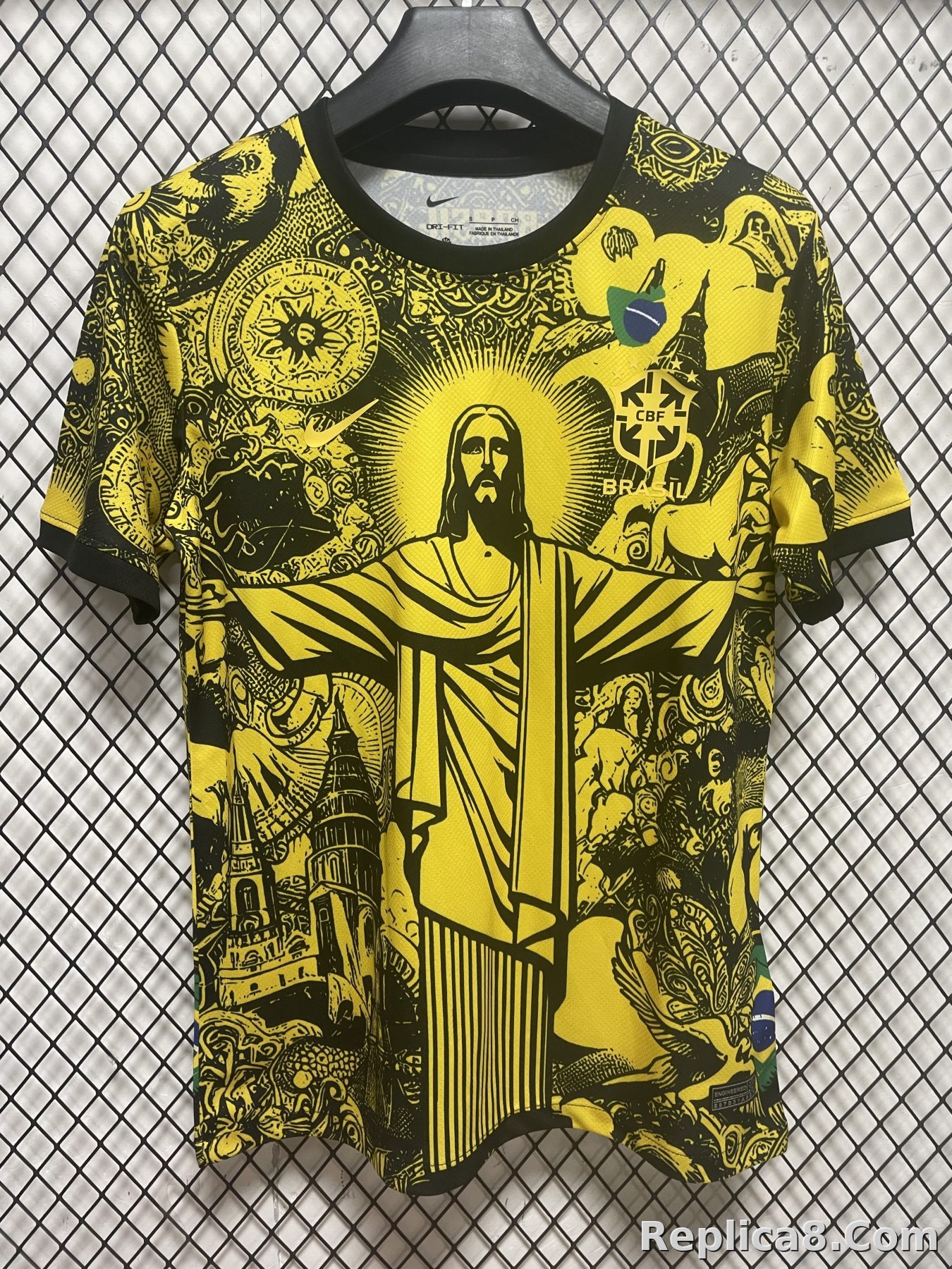 Brazil Jesus Yellow Gold Edition S-4 XL - detail