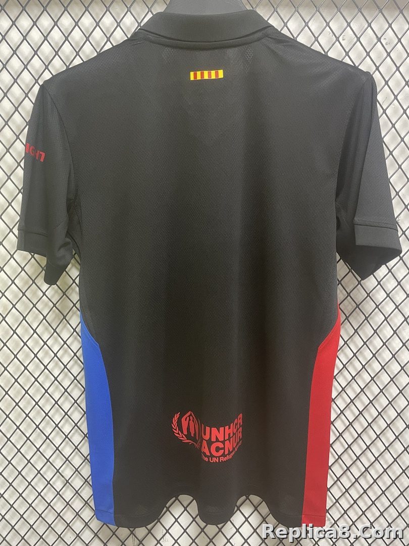 Barcelona Away Jersey Black S-4 XL - detail