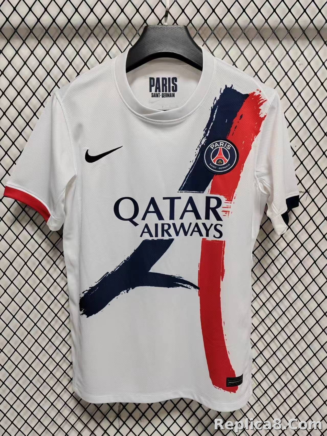 Paris Saint-Germain Away Jersey White S-4 XL - detail