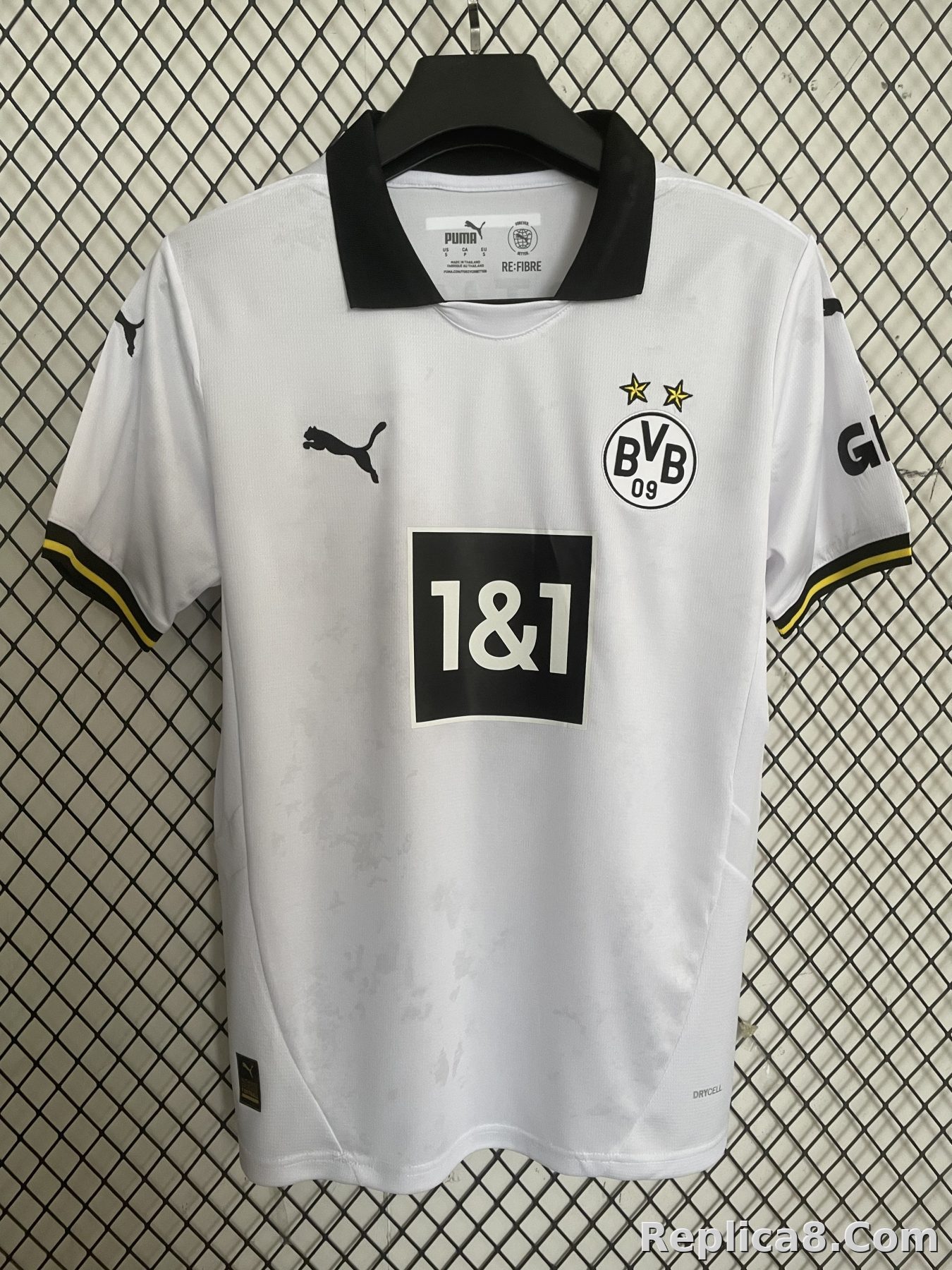 Borussia Dortmund 2 Away Jersey White S-4 XL - detail