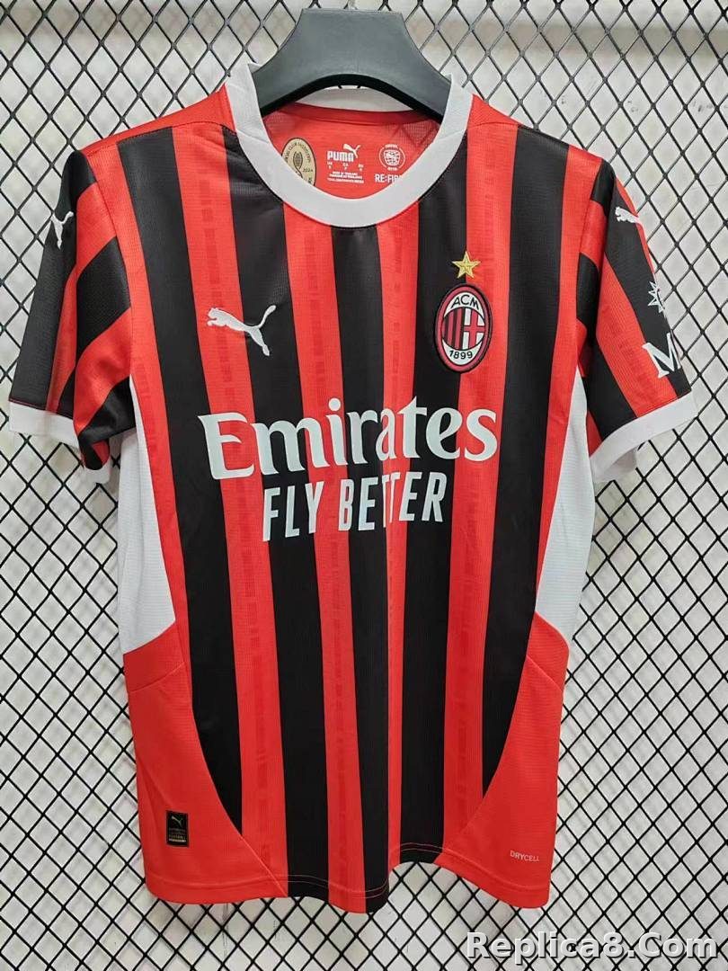 AC Milan Home Jersey S-4 XL - detail