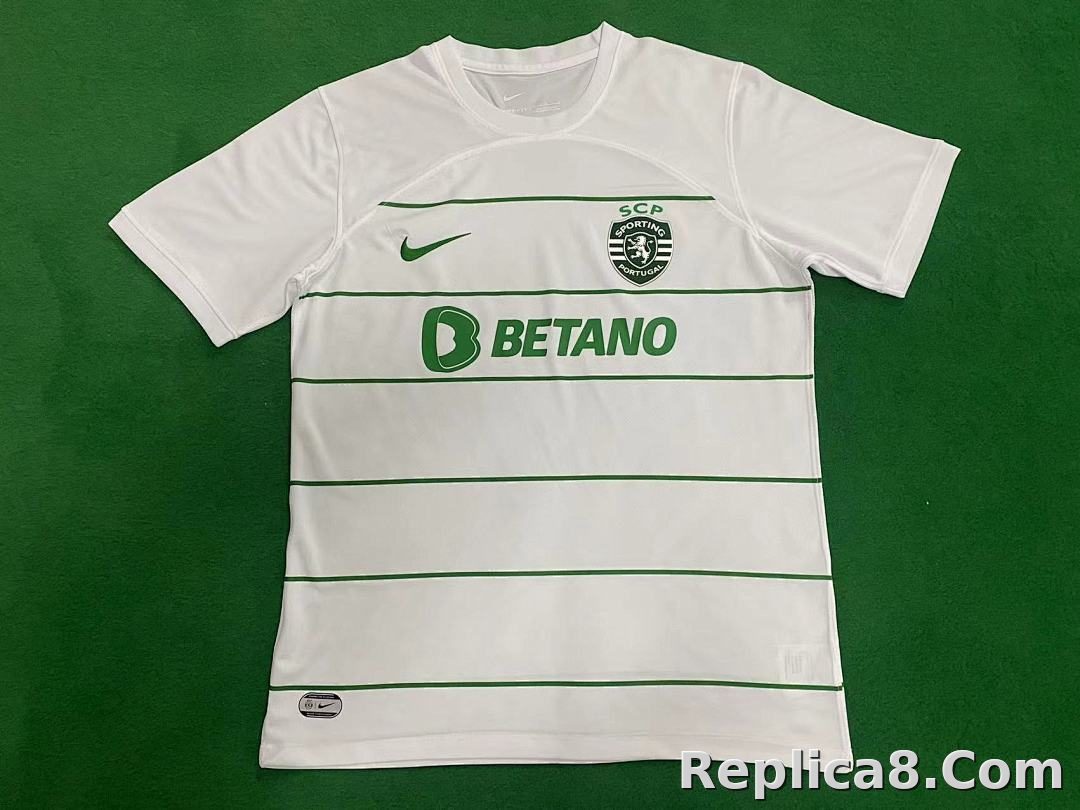 Sporting Lisbon Away Jersey White S-2 X - detail