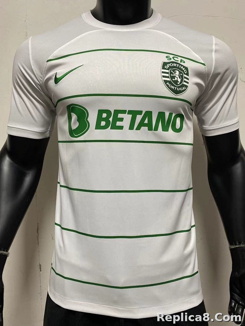 Sporting Lisbon Away Jersey White S-2 X - detail