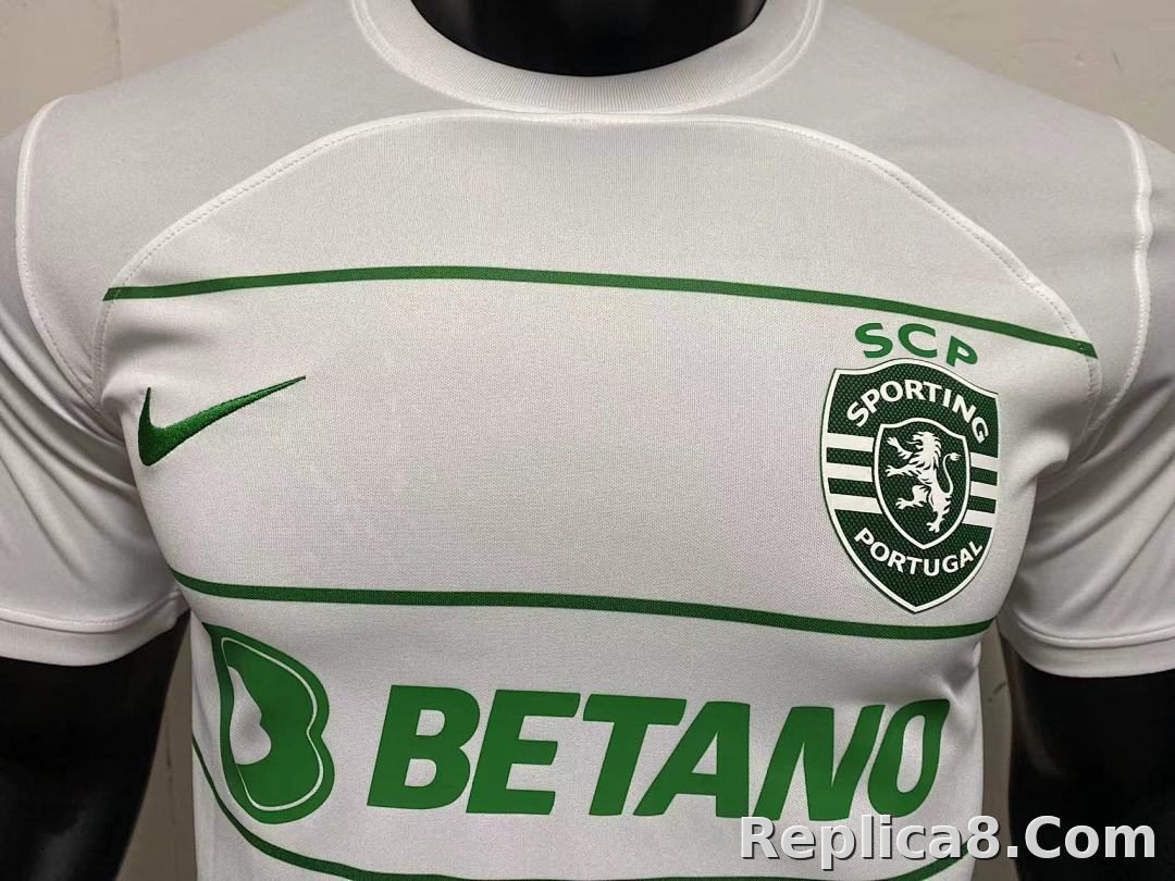 Sporting Lisbon Away Jersey White S-2 X - detail