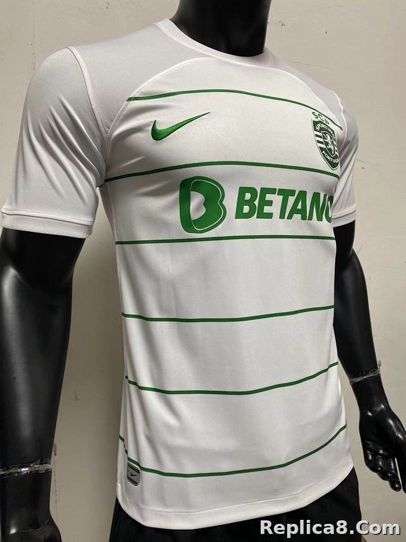 Sporting Lisbon Away Jersey White S-2 X - detail