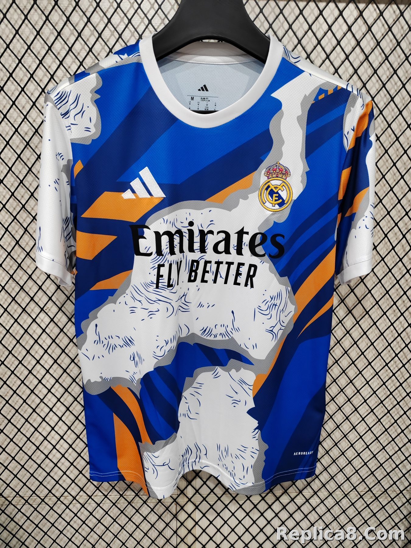 Blue White Real Madrid S-4 XL