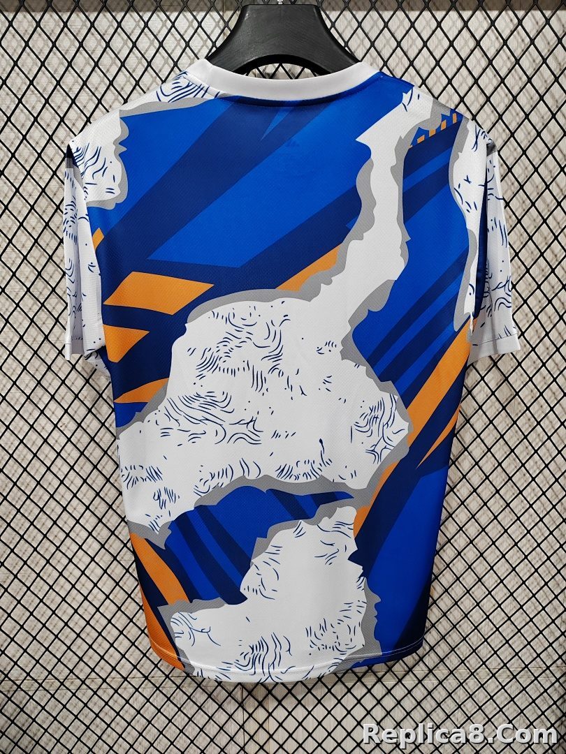 Blue White Real Madrid S-4 XL - detail